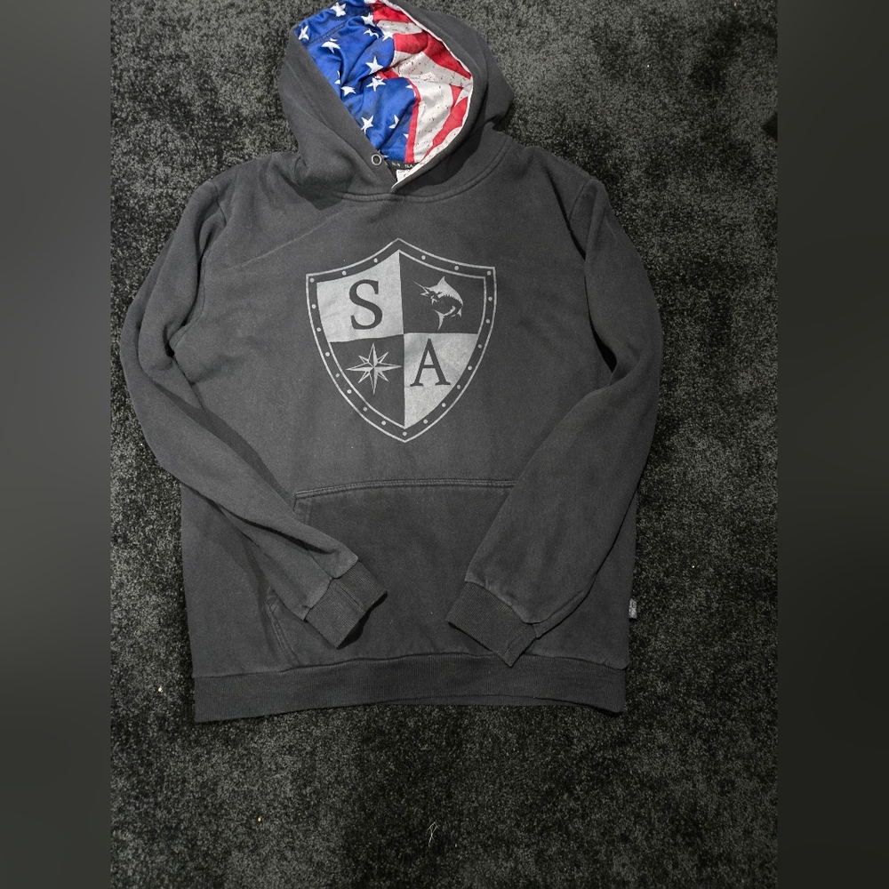 Black Graphic Hoodie